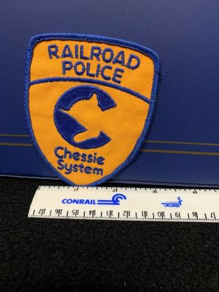 Old And Obsolete Chessie System Railroad Police Patch.