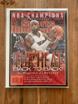 Miami Heat Nba Champs Special Commemorative Sports Illustrated Lebron