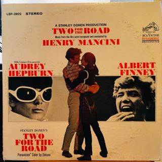 Vintage Vinyl 33rpm Lp Record Album Hollywood Film Score: Two For The Road