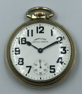 Hamilton Traffic Special 670 Antique American Pocket Watch - Swiss Manufactured
