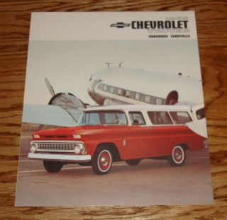 1963 Chevrolet Suburban Carryall Sales Brochure 63 Chevy