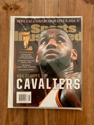 Cleveland Cavaliers Nba Champs Special Commemorative Sports Illustrated Lebron