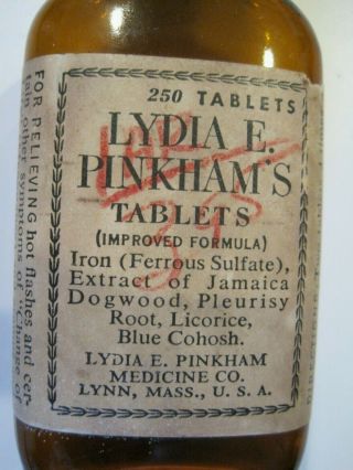 Vintage Lydia E Pinkham 