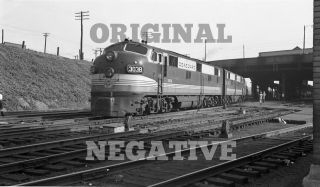 Orig 1951 Negative - Seaboard Air Line Sal E7 Atlanta Ga Georgia Railroad Signal