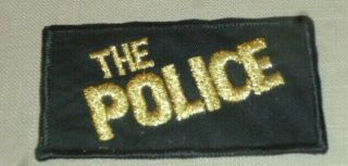 The Police Vintage Patch Classic Rock Sting Band Stewart Copeland Wave 80 