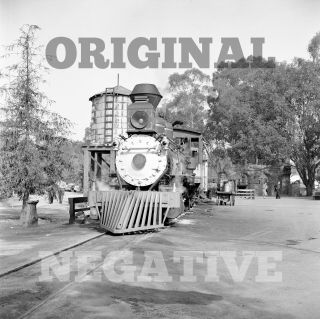 Orig 1956 Negative - Knotts Berry Farm Rio Grande Southern California Railroad
