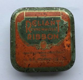 Vintage Reliant Typewriter Ribbon Tin G.  C.  Murphy Company