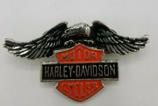 Motor Harley Davidson Eagle Bar & Shield Pin (w - 1)