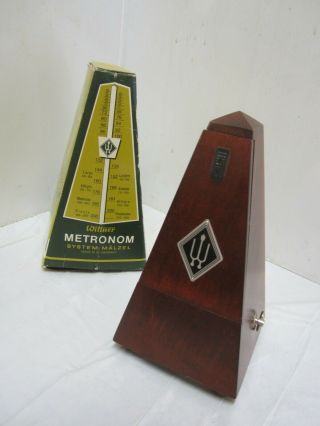 Wittner Metronom Made In West Germany.  One Case Flaw