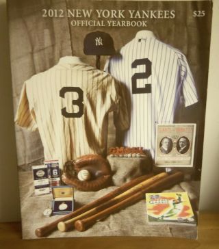 2012 York Yankees Yearbook A - Rod Derek Jeter Alex Rodriguez Mariano Rivera