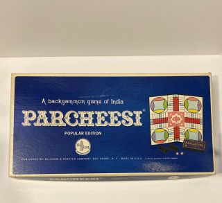 Vintage 1964 Parcheesi Popular Edition 110 Board Game Selright Games