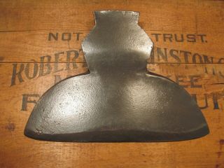 Antique Fulton Tool Co Broad Axe Head Old Vtg Timber Framing Tool