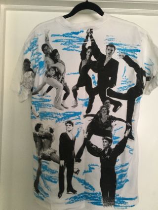 1992 Tour of World Figure Skating Champions t - shirt,  unisex XL 3