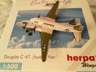 1:500 Herpa Wings Berlin Airlift Douglas C - 47