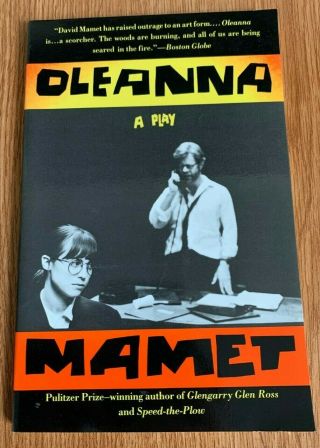 Vintage Ser.  : Oleanna : A Play By David Mamet (1993,  Trade Paperback)