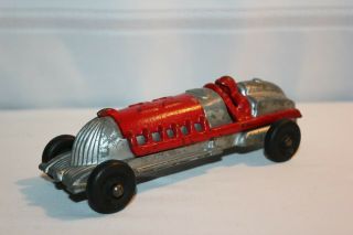 Antique Vintage Hubley Cast Metal Indy Race Car 22 Racer Toy Car Red