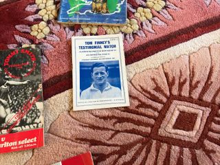 Mixed Vintage Football Programmes World Cup 66 /Cup Finals /And Testimonials 2