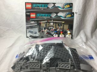 Lego Speed Champions Mclaren Mercedes Pit Stop (75911) 100 Complete Retired Euc
