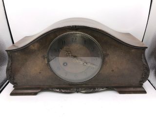 Antique German Unsigned Art Deco Mantle Clock - With Instructions