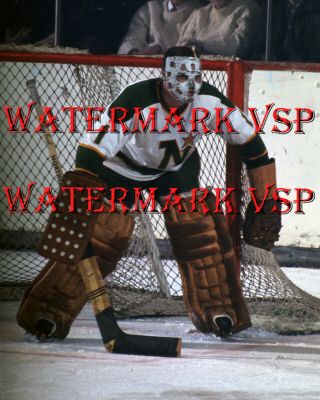 Gary Bauman 2 Minnesota North Stars 35mm Slide Negative Hockey Goalie Jan 1968