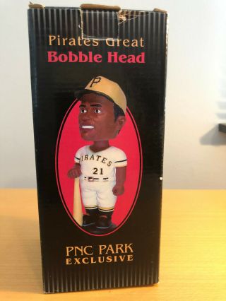 Roberto Clemente September 08,  2001 PNC PARK EXCLUSIVE Bobble Head 2