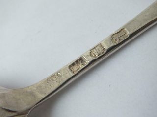 Antique George Ii Solid Sterling Silver Table Spoons 1745 / L 20 Cm/ 59 G