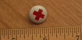 Vintage 1917 Wwi - Era American Red Cross Pin Authentic