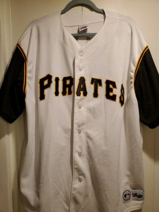 Brian Giles Vintage Pittsburgh Pirates Majestic White Jersey Size 2x