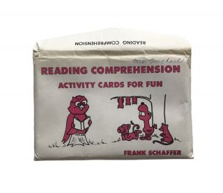 Reading Comprehension Activity Cards For Fun - Frank Schaffer - Vintage