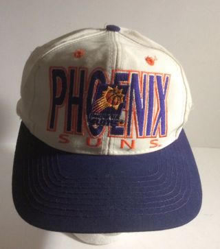 Phoenix Suns Vtg 90s The Game Snapback Hat Limited Edition 1146/5000 White