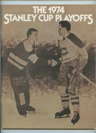5/14 1974 Stanley Cup Nhl Hockey Program Philadelphia Flyers Boston Bruins Goal