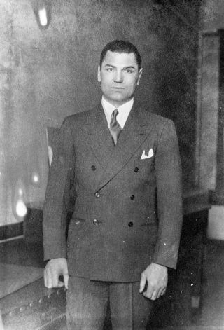 Boxer Jack Dempsey Ca 1920 Vintage George Burke 2nd Gen Photo Negative