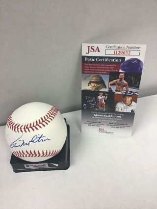 Paul Molitor Signed Autographed Auto Jsa Official Major League Baseball (l)