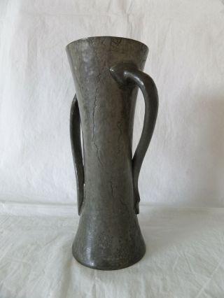 OLIVER BAKER MADE BY LIBERTY & Co TWIN HANDLED PEWTER VASE 030 3