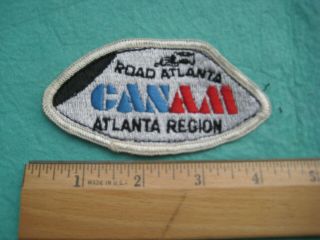 Vintage Scca Sports Car Club Of America Can Am Road Atlanta Racing Patch