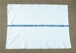 Vintage Railroad Towel - Pullman Company - Cannon - 21 By 16 Inches