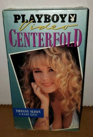 Vintage 1992 Playboy Video Centerfold Tiffany Sloan Vhs Shrink Excellen