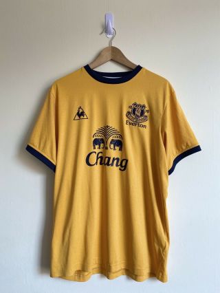 Everton Football Shirt 2011/12 L Away Chang Le Coq Sportif Vintage