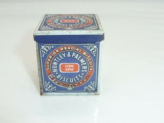 Vintage Huntley & Palmers Biscuit Tin Advertising Sample Miniature Toy C1920 