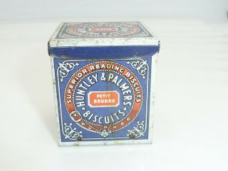 Vintage Huntley & Palmers Biscuit Tin Advertising Sample miniature Toy c1920 ' s 3