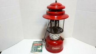 Vintage Coleman Red Lantern Model 220e Dated 1/1962 (canada)