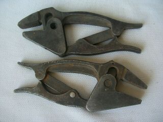 A Pair Vintage Speetog Pliers Clamp 5.  5 " Welding Etc.  Tool