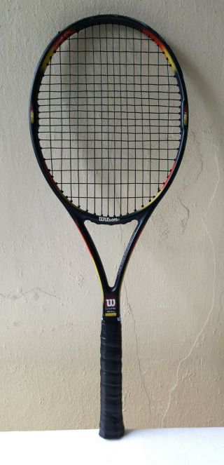 Wilson Pro Staff 6.  1 Si 95 Classic Midplus Mp Tennis Racquet Grip Size 4 1/4