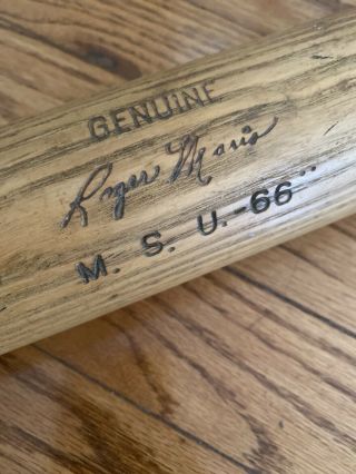 Vintage Roger Maris Louisville Slugger 125 Full Sized Bat Game Used?