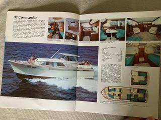 1967 Chris Craft Commander Sales Brochure Full Color VG 3