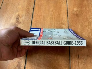 1956 Sporting News Baseball Official Baseball Guide Book VINTAGE RARE 2