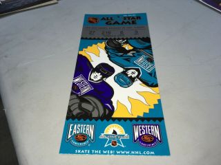1997 Nhl Hockey All Star Game San Jose Sharks Ticket Stub