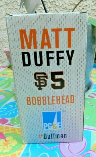 San Francisco Giants Matt Duffy 2016 Baseball Bobblehead
