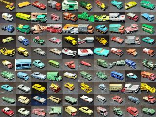 Matchbox Toys 1954 - 1969 Your Choice Of 107 Different Lesney Vintage Metal Cars
