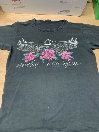 Vintage Harley Davidson Womens T - Shirt Size Medium Or Large